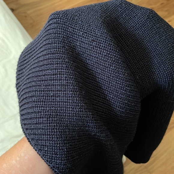 Knit Navy Blue Sweater - Velvet by Graham and Spencer - Picture 4 of 5